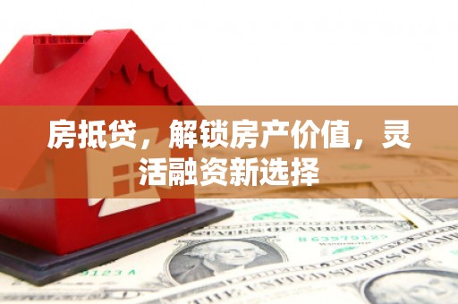 濮阳房抵贷，解锁房产价值，灵活融资新选择