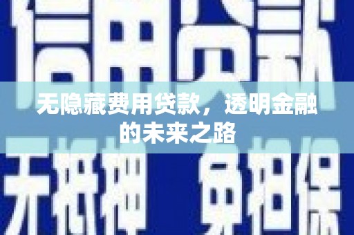 万载无隐藏费用贷款，透明金融的未来之路