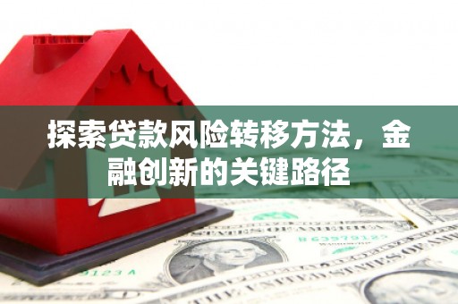 丰城探索贷款风险转移方法，金融创新的关键路径