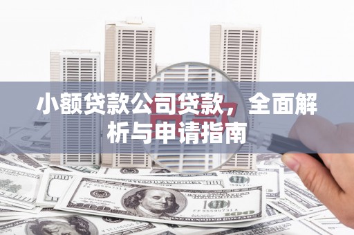 大甲小额贷款公司贷款，全面解析与申请指南