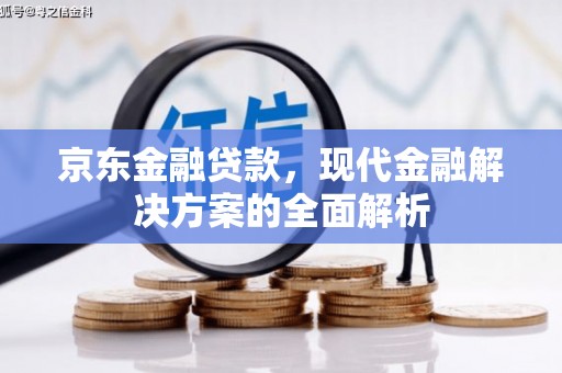 长安京东金融贷款，现代金融解决方案的全面解析
