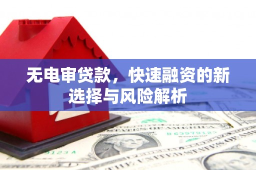 三穗无电审贷款，快速融资的新选择与风险解析