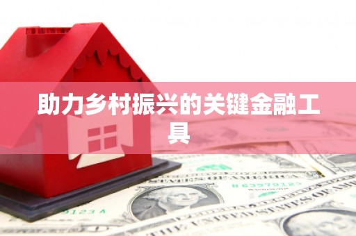 桃园助力乡村振兴的关键金融工具