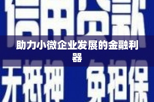 溧阳助力小微企业发展的金融利器