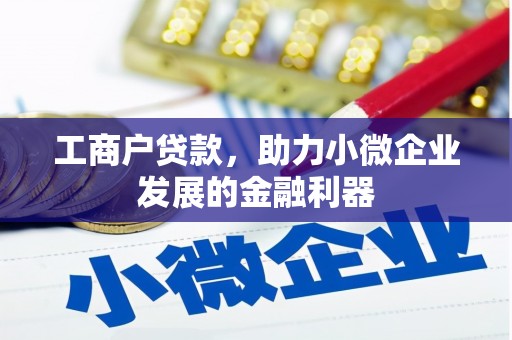 临淄工商户贷款，助力小微企业发展的金融利器