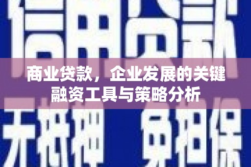 凤岗商业贷款，企业发展的关键融资工具与策略分析
