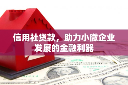 北票信用社贷款，助力小微企业发展的金融利器