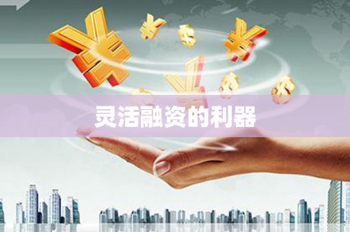 高要灵活融资的利器